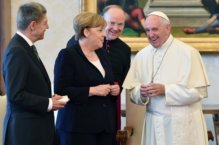 Merkel &amp; Pope